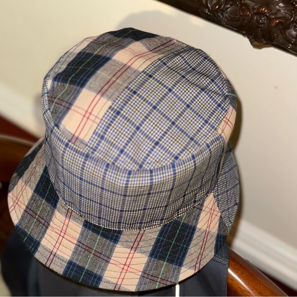 KANGOL Plaid Mashup Bucket - Picture 9 of 11